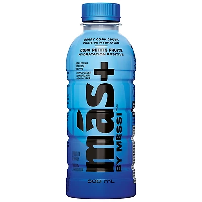 Mas+ By Messi Berry Copa Crush Hydration Drink
