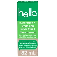 DENTIFRICE HELLO SUPER FRESH SANS FLUORURE 12/82 ML