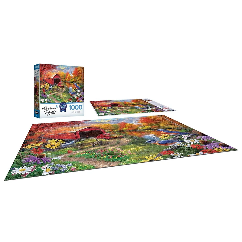 Cra-Z-Art Abraham Hunter 1000 Piece Puzzle - Over the River