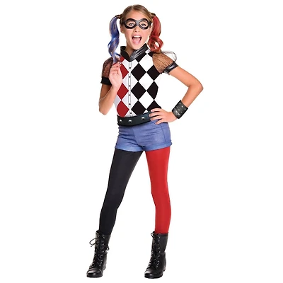 DC Superhero Girls Harley Quinn Déguisement de luxe pour fille
