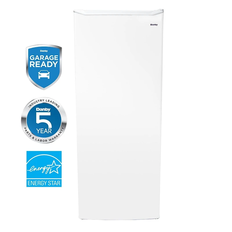 Congélateur vertical Danby DUFM060B1WDB de 6,0 pi3 en Blanc