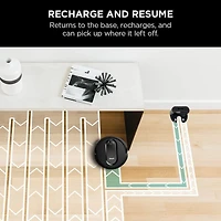 Shark RV990CA EZ Robot Vacuum with Row-by-Row Cleaning, Powerful Suction, Perfect for Pet Hair, Wi-Fi Connected, Black