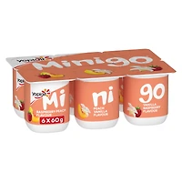 Yop Duo Minigo 3 %, saveurs variées, collations pour enfants, 60 g