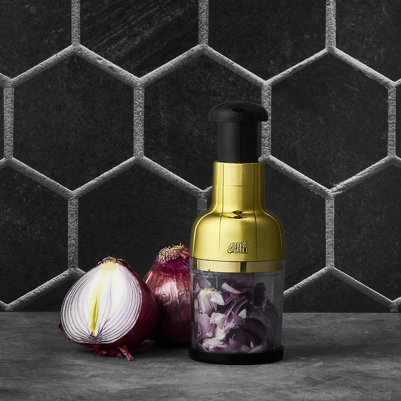 Thyme & Table Veggie Chopper with Stainless Steel Blade