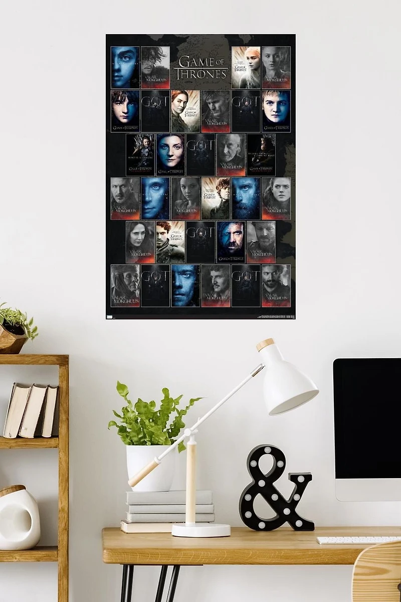 Game of Thrones - Grid Wall Poster, 22.375" x 34"