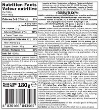 Tortufel Kyiv Gaufres au chocolat au lait avec morceaux de cacahuètes, 180g Tortufel gaufres choccacahuète