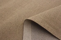 ECARPETGALLERY 4'8" x 6'8" Transitional Collage Handmade Area Rug for Living Room, Dining Room and Bedroom in Brown