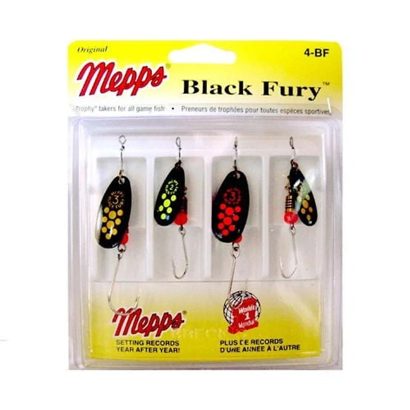 Mepps Truite Kit 4-Packs - Hameçons Single Siwash Kits de Leurres (kits vendus séparément)