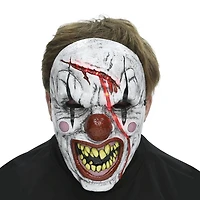 Masque de clown saignant