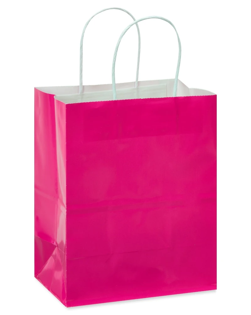 American Greetings - 10 sacs-cadeaux moyens de 10 po, unis arc-en-ciel (12 pièces)