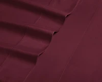 Ensemble de draps en microfibre doux et facile d'entretien Mainstays – Solide Tailles: 1 place, 2 places et grand lit
