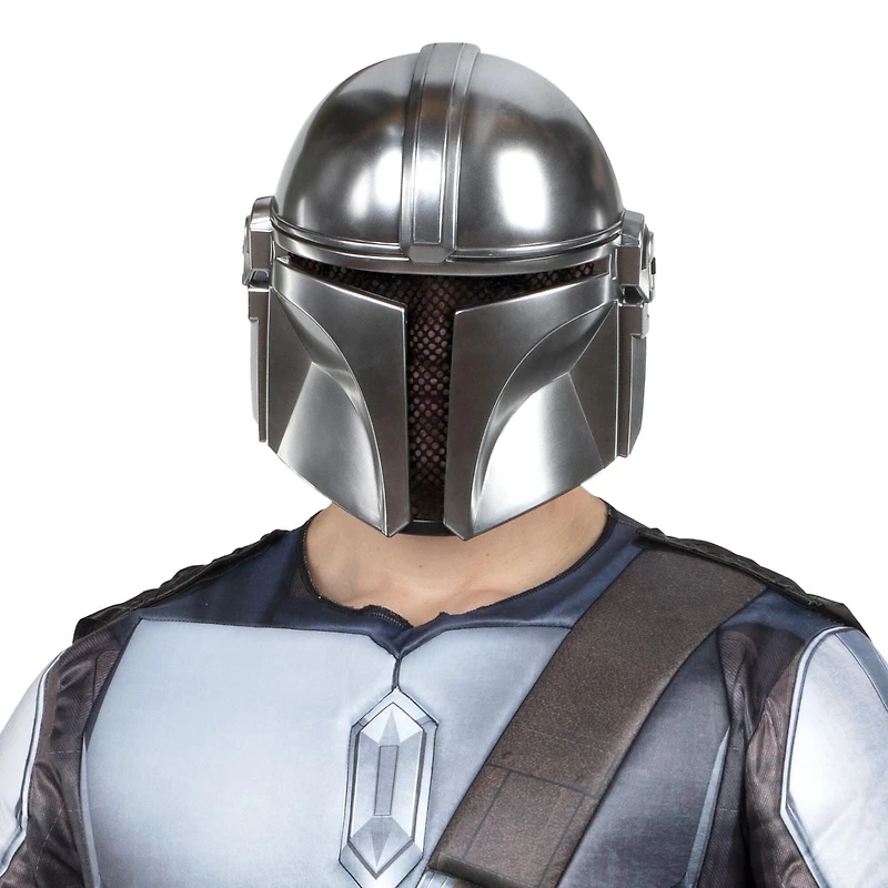 COSTUME HOMME MANDALORIEN STAR WARS (ADULTE) - Combinaison Homme avec Cape Amovible et Casque 3D