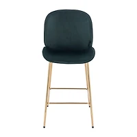 Plata Import Lotus Stool in Green