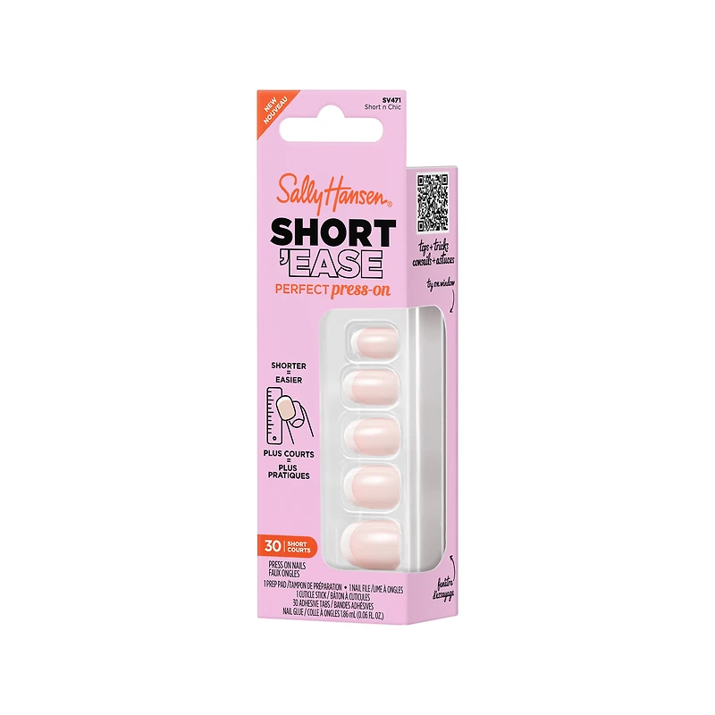 Salon Effects Perfect Press-Ons™ Short'Ease