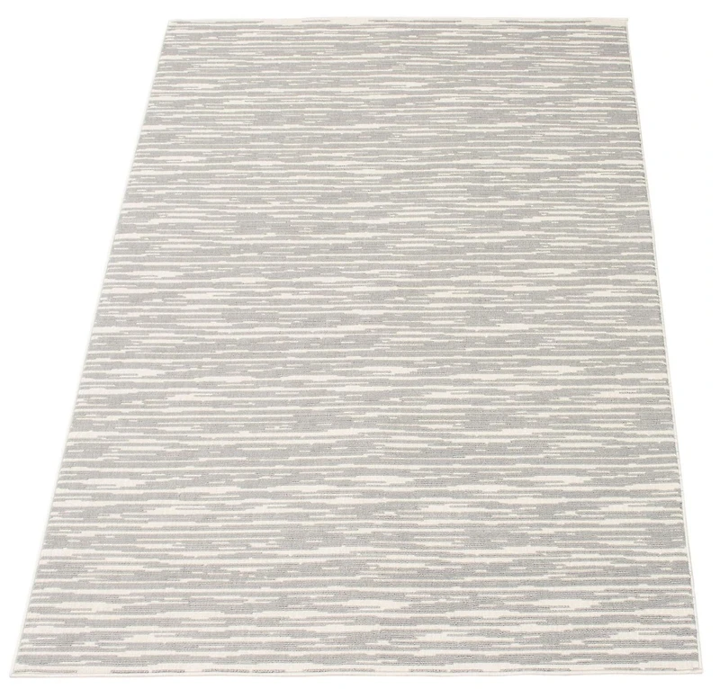 ECARPET Indoor/Outdoor for Balcony, Patio and Garden Yeta Light Grey Rug