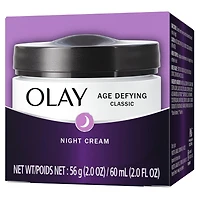 Crème de nuit classique Olay Défi au temps, hydratant pour le visage 56G