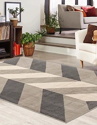 ECARPET Bianca Contemporary/Modern Area Rug for living room, bedroom, dining room, entrance, hallway and more.