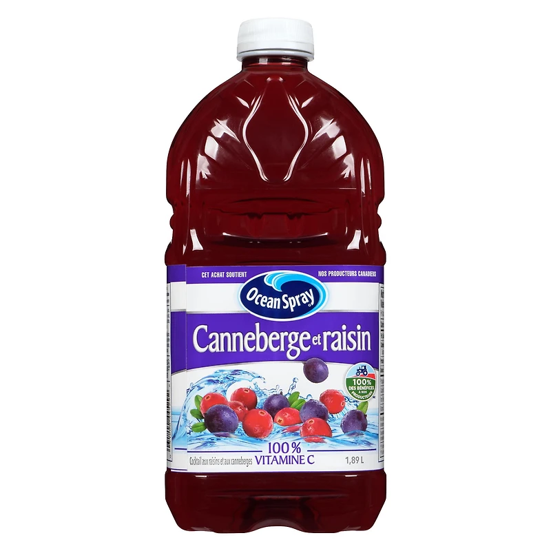 Ocean Spray Cran•Grape® Grape Cranberry Cocktail, 1.89 L