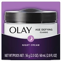Crème de nuit classique Olay Défi au temps, hydratant pour le visage 56G