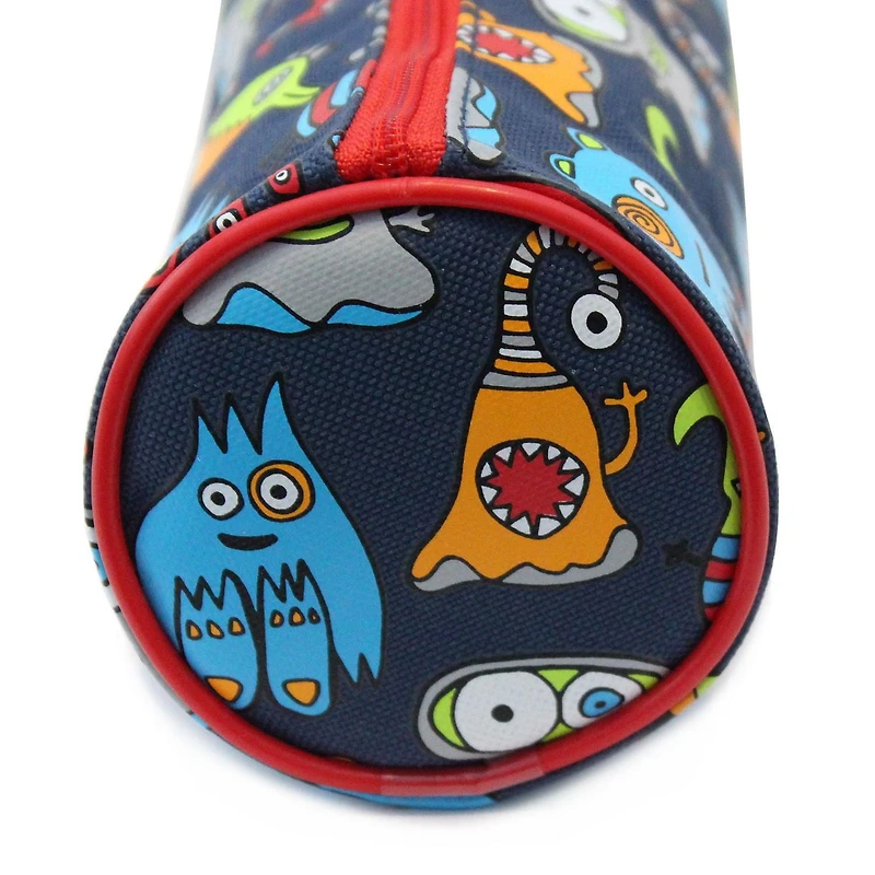 Pen+Gear Étui à crayons tube avec un design de monstres coloré