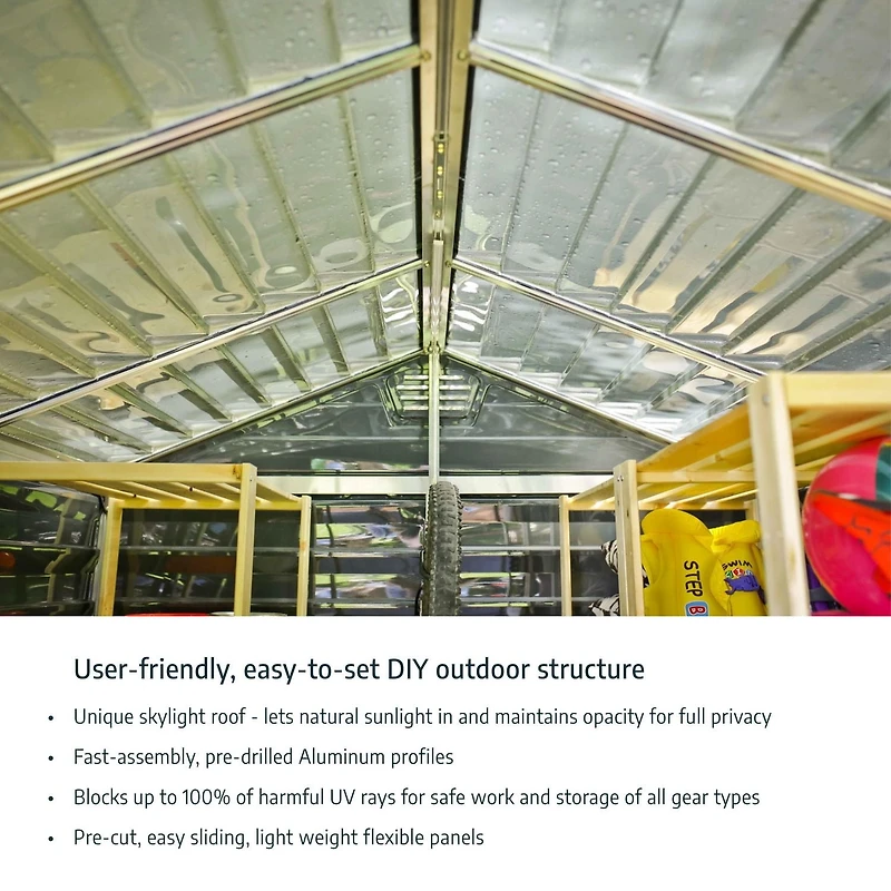 Canopia by Palram 6 ft. x 8 ft. SkyLight™ Storage Shed