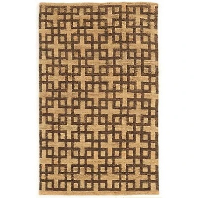 5X8 SOUMAK BEIGE AND - FRENCH