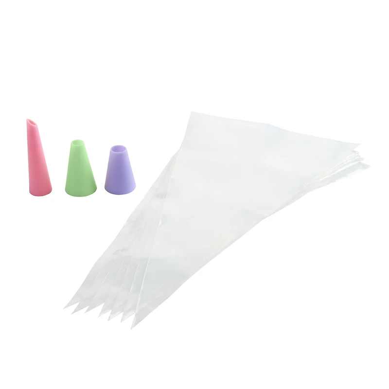 Way to Celebrate 10 PCS Decorating Set, Pink, Purple and Green