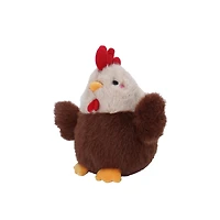 Façon de célébrer pâques Polyester 8 pouces, jouets en peluche de poulet brun -- Brown