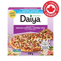 Daiya pizza suprême sans produits laitiers et sans gluten, végétalien (surgelée) 550 g