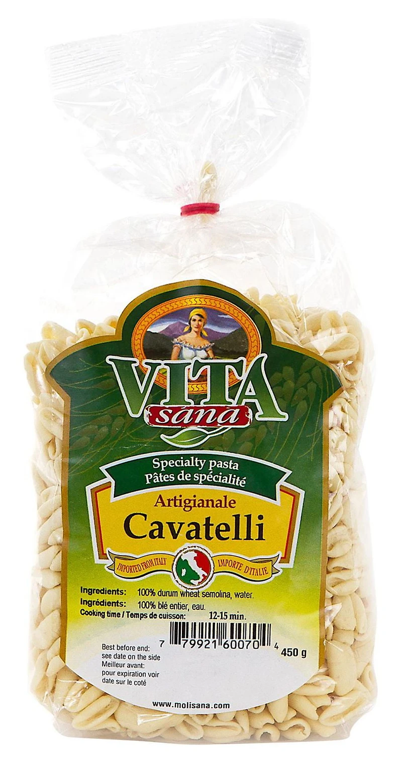 Pâtes Cavatelli Vita Sana 450 grammes