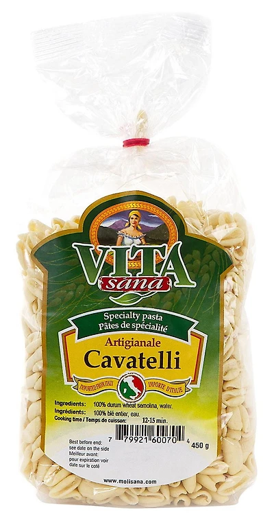 Pâtes Cavatelli Vita Sana 450 grammes