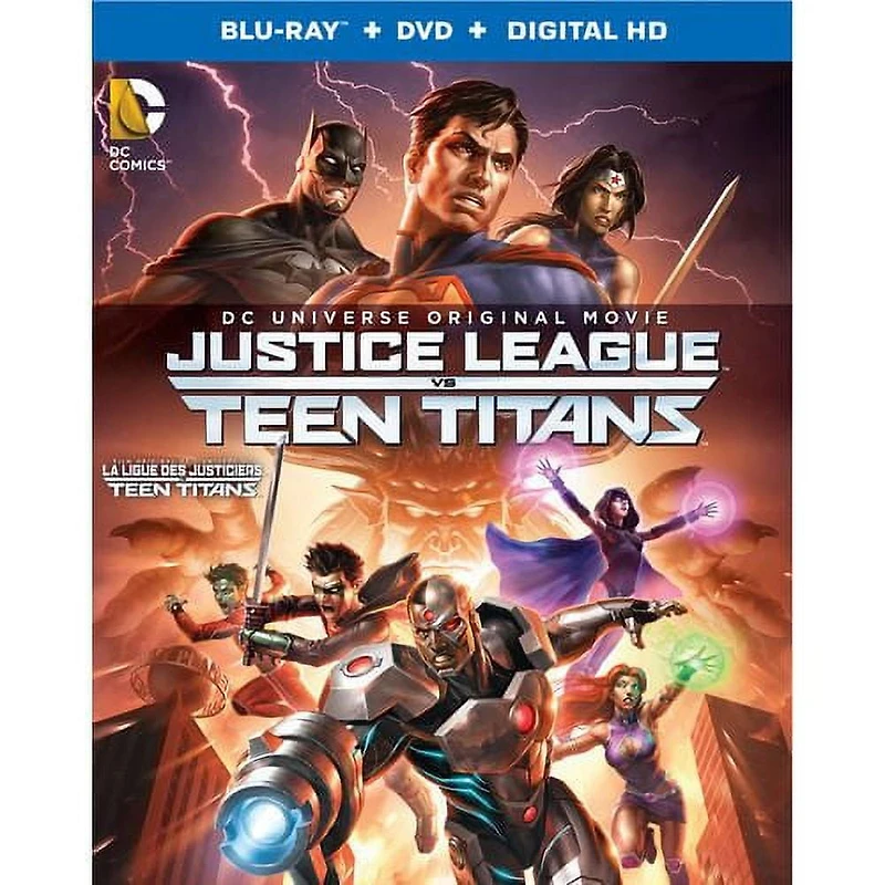 La Ligue Des Justiciers Vs Les Teen Titans (Blu-ray + DVD + Digital HD) (Bilingual)