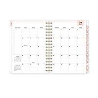 Agenda hebdomadaire/mensuel Day Designer Daisy Blush, format moyen, année 2021-2022