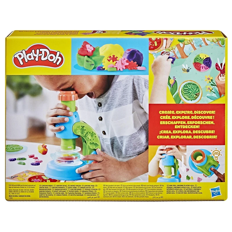 Play-Doh Light & Look Microscope Playset, Ages 3 and up