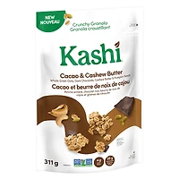 Granola croustillant Kashi®, Cacao et beurre de noix de cajou 311g avec graines de citrouille Granola croustillant Kashi®, Cacao et beurre de noix de cajou 311g