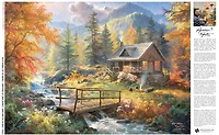 Buffalo Games Le puzzle Abraham Hunter Cabin in the Highlands en 500 pièces