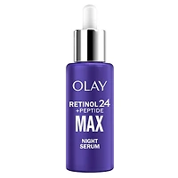 Olay Retinol 24 MAX Night Smoothing Serum, Fragrance – Free, 40 mL