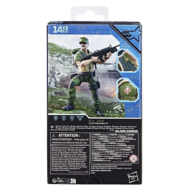 G.I. Joe Classified Series #148, Leatherneck, 6” Action Figure