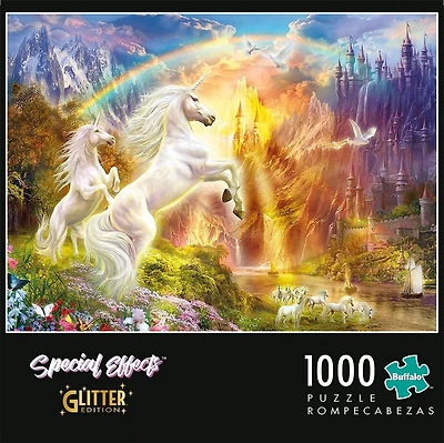 Buffalo Games - Special Effects - Unicorn Sunset - 1000 Piece Jigsaw Puzzle