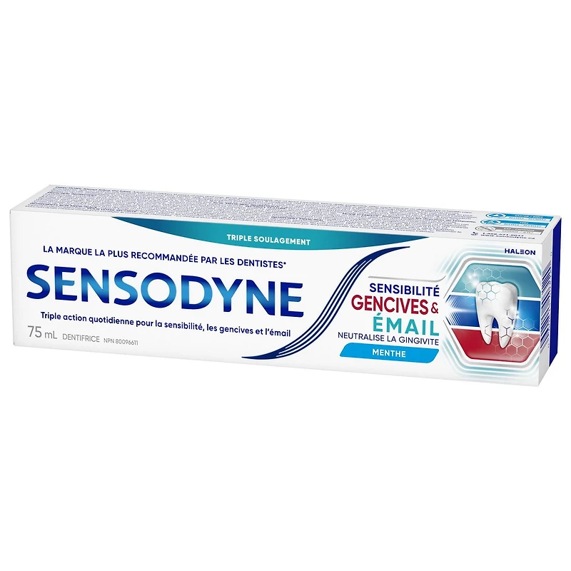 Sensodyne Sensibilité Gencives & Émail Menthe Dentifrice 75ml