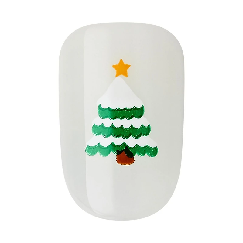 Ongles à presser des fêtes imPRESS - Longueur courte - Forme carrée - 30 ct. Kiss Impress Holiday