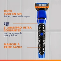 Gillette Fusion5 Styler Facial Hair Trimmer for Men, All-in-One Shave, Trim, and Edgeillette Trimmer for Men’s Grooming, 1CT