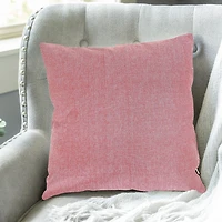Chambray Cushion With Zipper Clay 18 X 18 - Set of 2