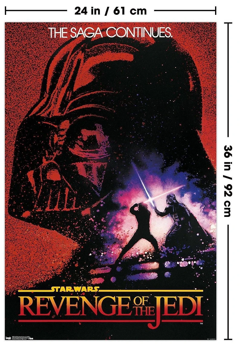 24X36 Star Wars : La Revanche des Jedi - Une feuille