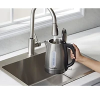Hamilton Beach 1.7L Stainless Steel Electric Kettle with LED Light Ring 41037C, 1.7L Capacity