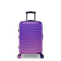 iFLY Hard Sided Fibertech Luggage 22", Midnight Berry