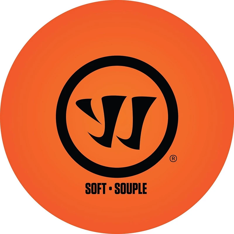 Warrior Street Hockey Balls - 3 Pack - Soft - Orange, Low Bounce Tech