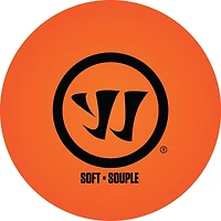 Warrior Street Hockey Balls - 3 Pack - Soft - Orange, Low Bounce Tech