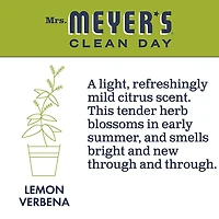 Mrs. Meyer's Clean Day Multi-Surface Everyday Cleaner, 473ml, Lemon Verbena, Multi surface spray removes stuck on dirt