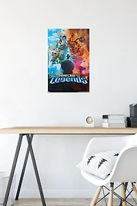 Minecraft: Legends - Key Art Wall Poster, 22.375" x 34"
